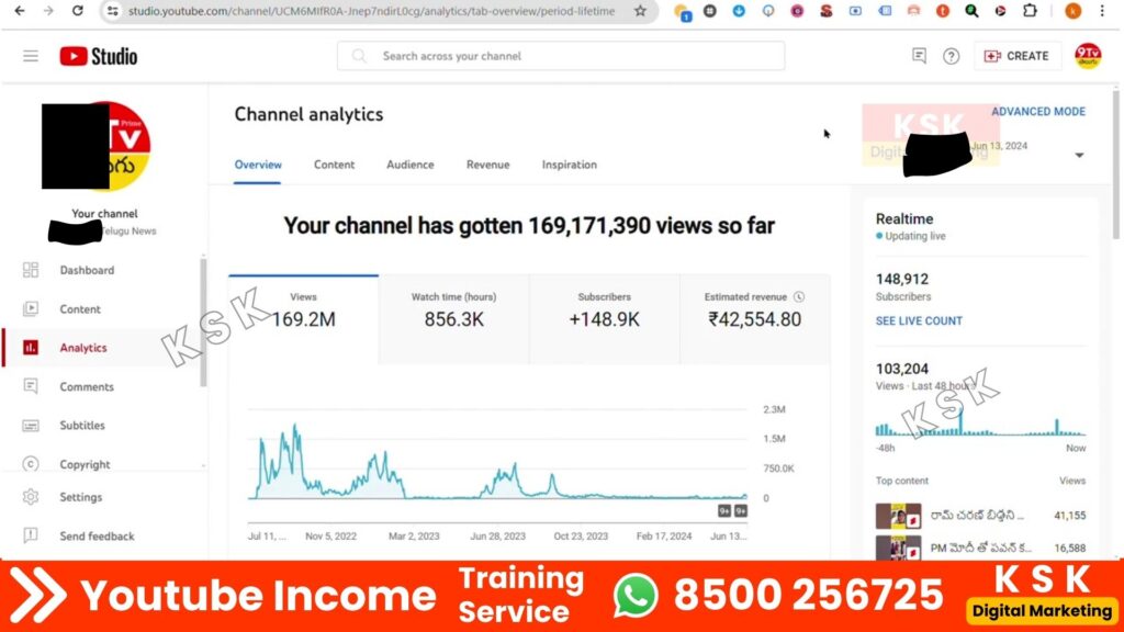 ksk digital markting telugu training service seo