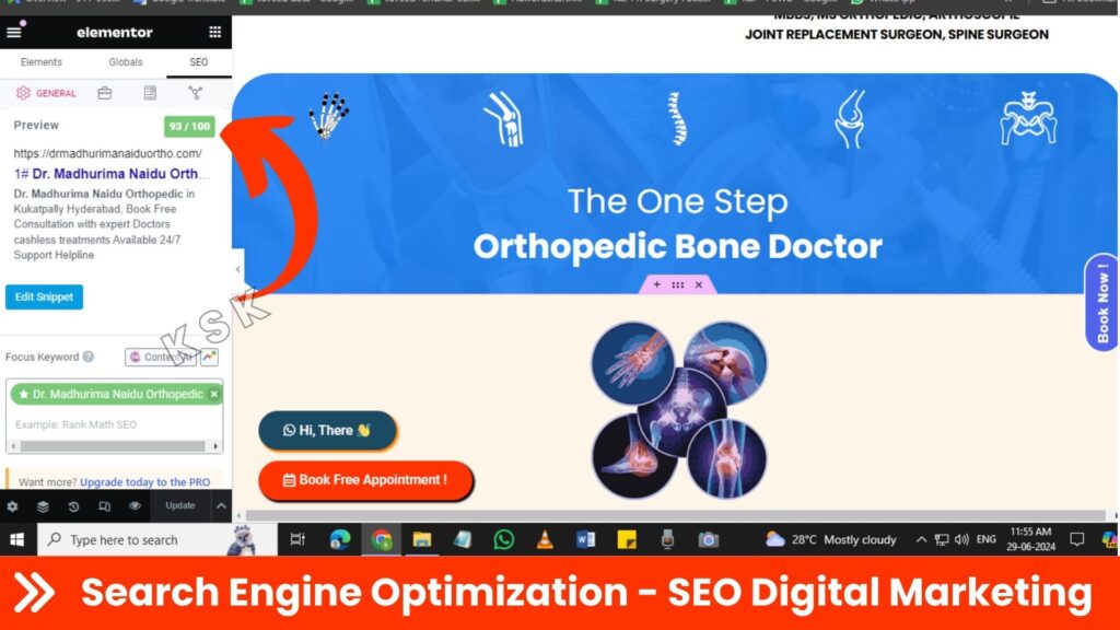 ksk digital markting telugu training service seo