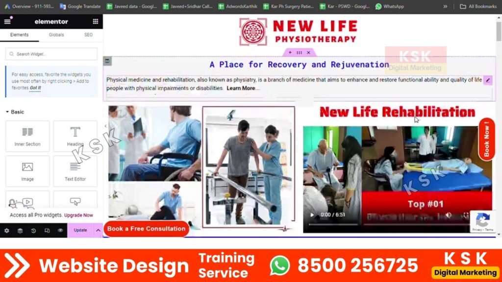 ksk digital markting telugu training service seo