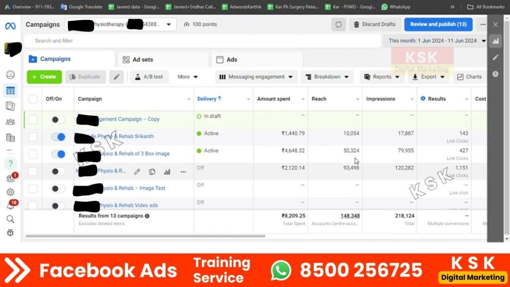 ksk digital markting telugu training service seo